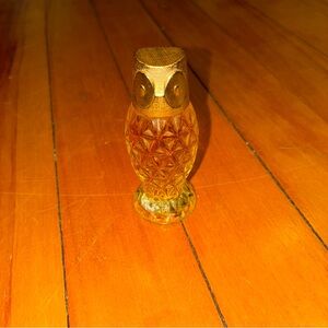 NEW FULL BOTTLE Vintage 1980 Avon OWL MINIATURE Candid Ultra Cologne Size .6 oz.